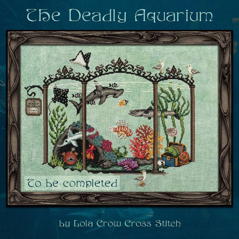 The Deadly Aquarium - Lola Crow Cross Stitch