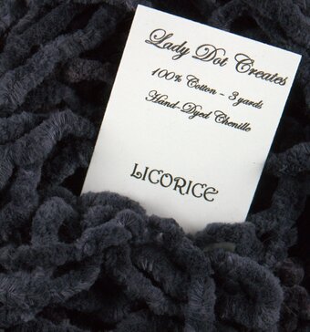 Chenille Trim - Licorice - Lady Dot Creates