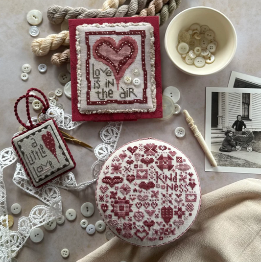 Mementos of the Heart - Heart in Hand Needleart