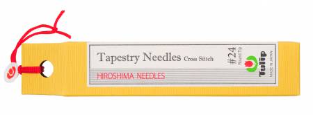 Tulip Tapestry Needles for Cross Stitch, No 24 Round Tip