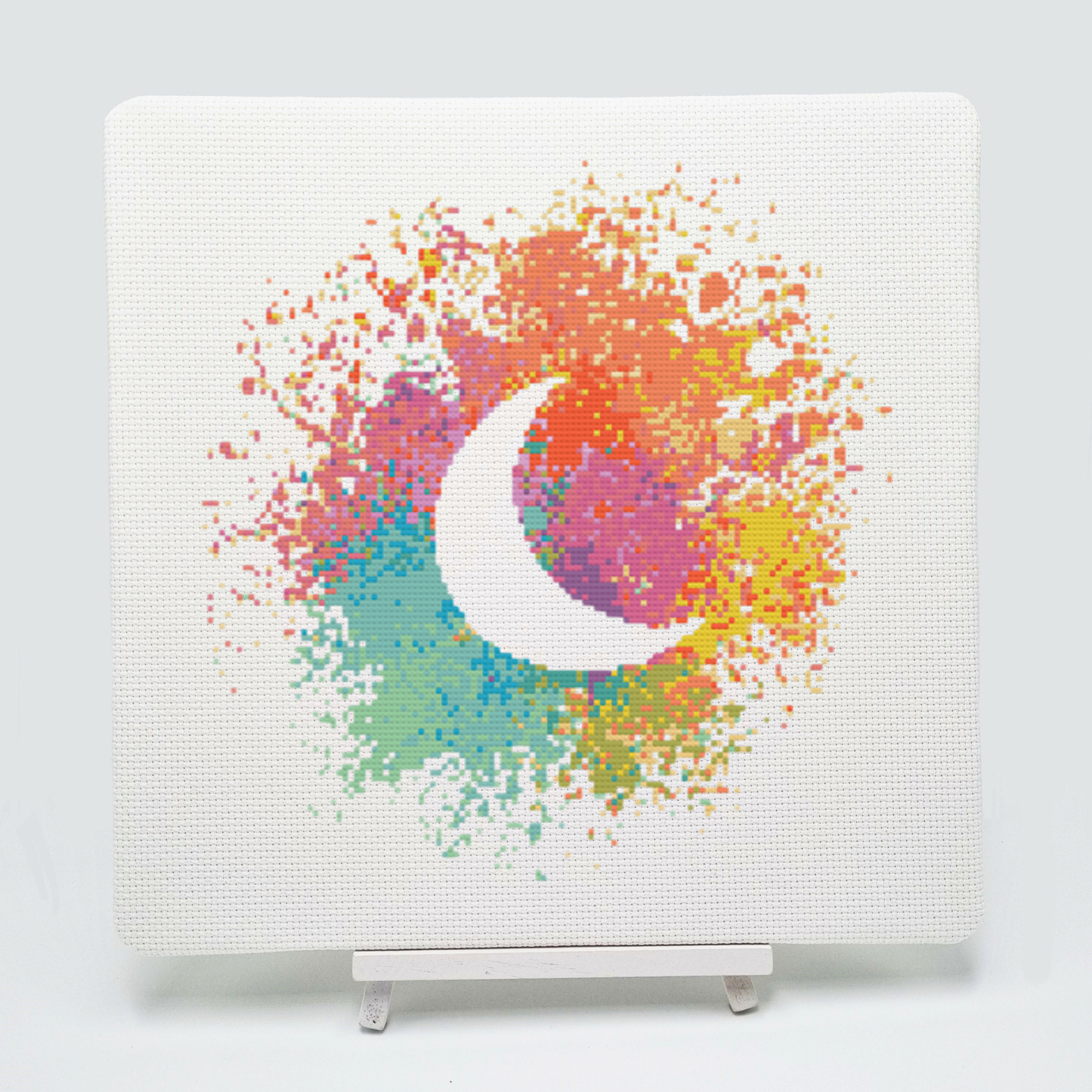 Watercolour Moon Cross Stitch Kit - Meloca Designs