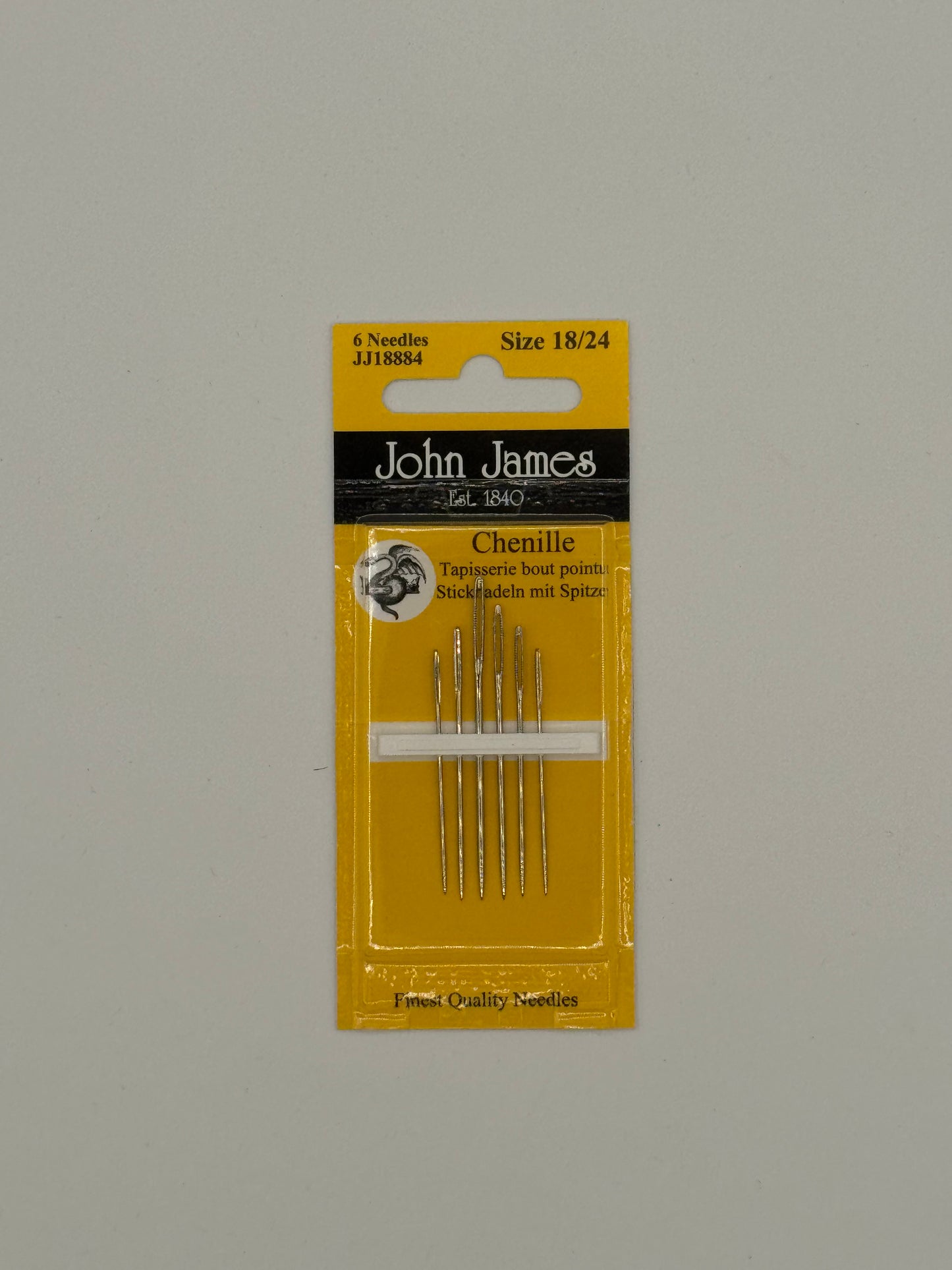 Sizes 18/24 John James Chenille Needle