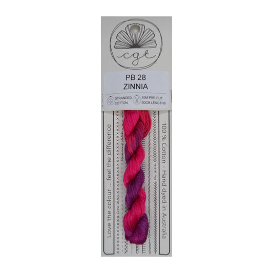 Zinnia (No. PB28)- Cottage Garden Thread