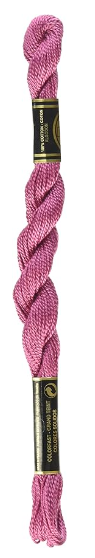 DMC Pearl Cotton Skein Size 5 Mauve #3687