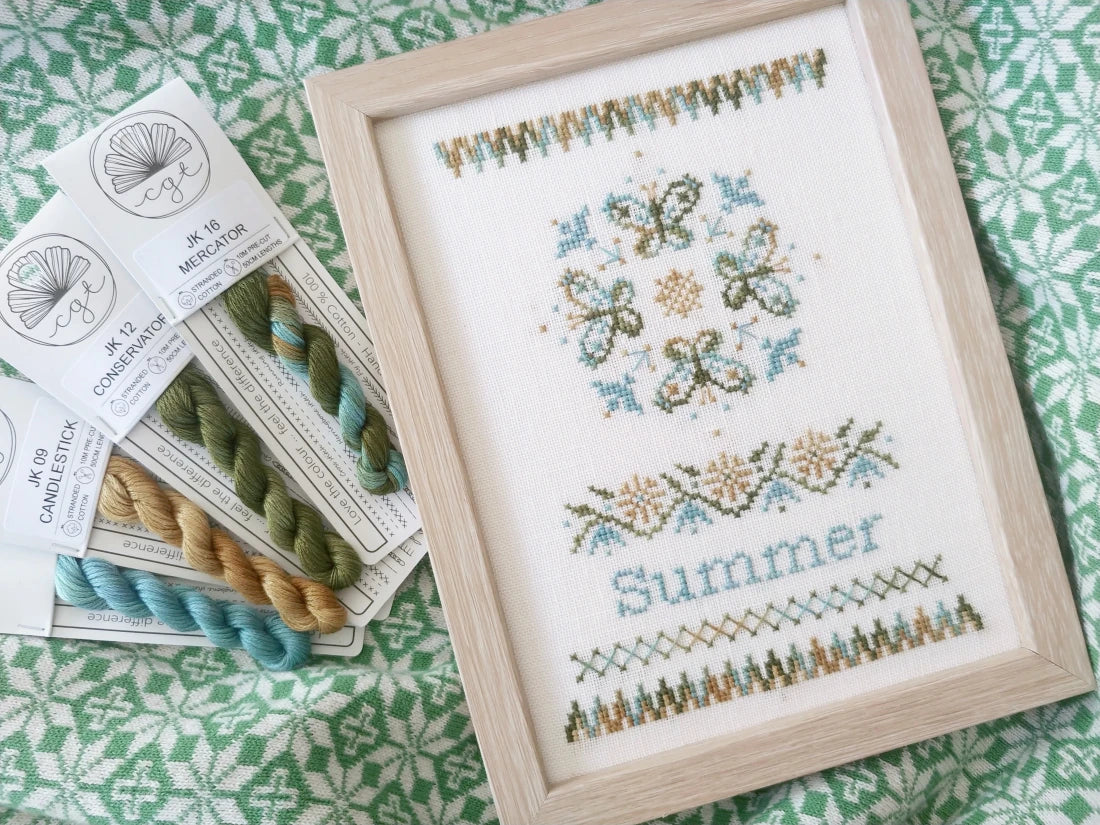 Summer Pattern and Mercator Thread Pack - Cottage Garden Threads