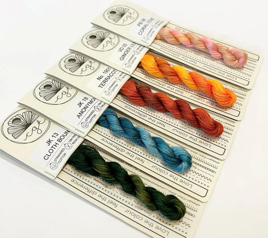 Floss Pack for Forest of Zag Pattern by Ink Circles - Cottage Garden Threads